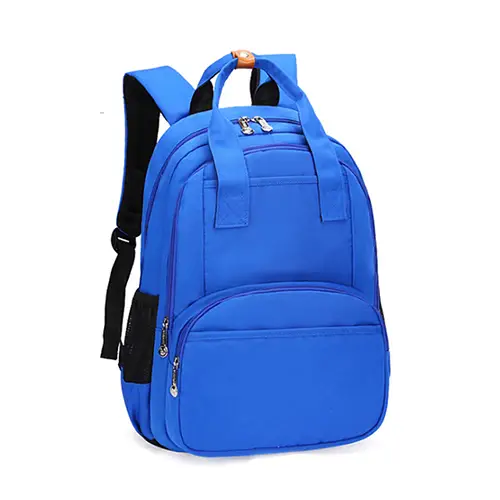 Spacious Multi-Pocket School Backpack with Customizable Logo